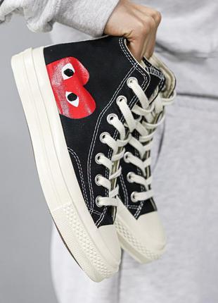 Кеди comme des garcons play x converse2 фото