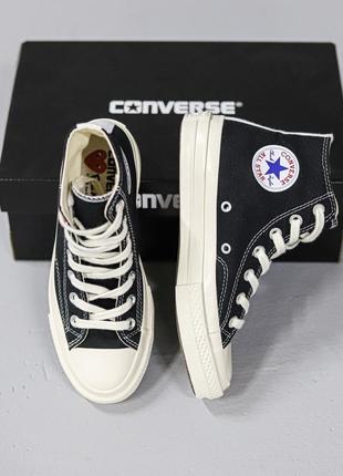 Кеди comme des garcons play x converse4 фото