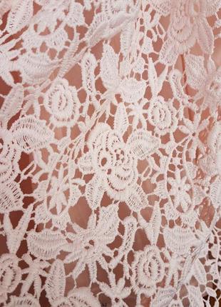 Шикарне мереживне плаття, сарафан міді h&m.8 фото
