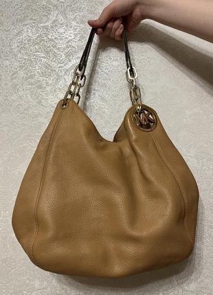 Michael michael kors fulton large hobo2 фото