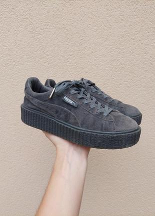 Кроссовки puma x fenty rihanna velvet "glacier grey"