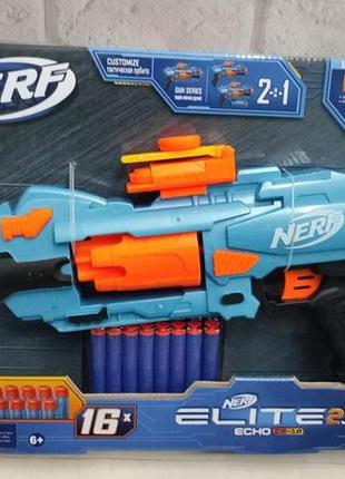 Пістолет — бластер м'які кулі "nerf elite 2.0", на батарейках (j15)1 фото