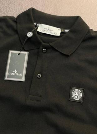 Мужское поло stone island3 фото