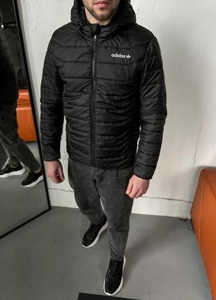 Мужская куртка adidas черная весна\осень6 фото
