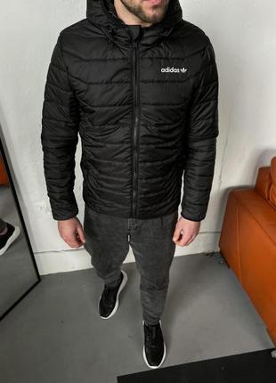 Мужская куртка adidas черная весна\осень4 фото