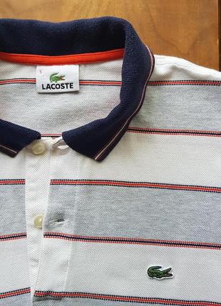 Поло,футболка (lacoste) размер м-l3 фото