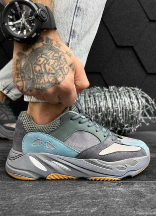 Мужские кроссовки в стиле yeezy boost 700 grey