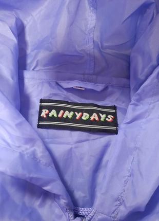 Куртка дощовик з капюшоном, унісекс3 фото