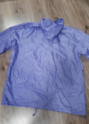 Куртка дощовик з капюшоном, унісекс4 фото