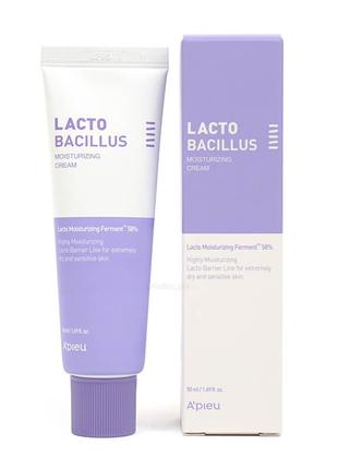 Увлажняющий крем для лица с лактобактериями a'pieu lactobacillus moisturizing cream1 фото