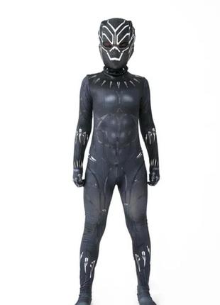 Детский костюм черная пантера на 5-6, 7-8, 9-10 лет