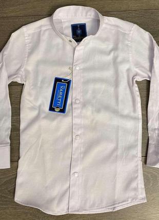 Рубашка для подростка оксфорд  varetti белая с длинным рукавом, белый, 146