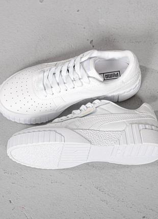 Кеди puma cali white2 фото