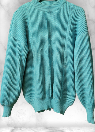 Плетений теплий светр1 фото
