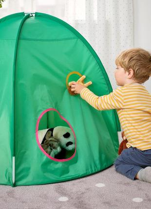 Двэргмос детская палатка, зеленый (705.475.96)4 фото
