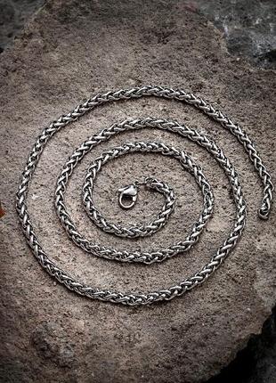Кулон мужской на шею с цепочкой амулет оберег