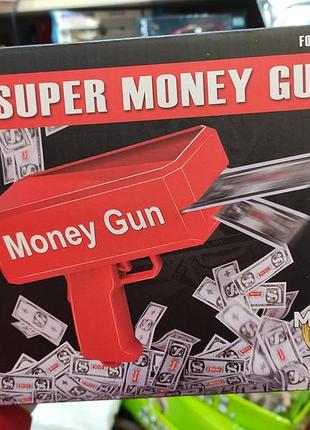 Пістолет який стріляє грошима supreme money gun