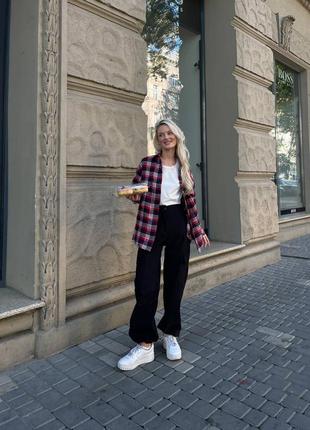 Идеальные брюки карго черные