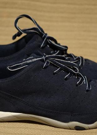 Эстетичные темно-синие мягчайшие замшевые кроссовки hn&i германия 5 1/2 р.1 фото