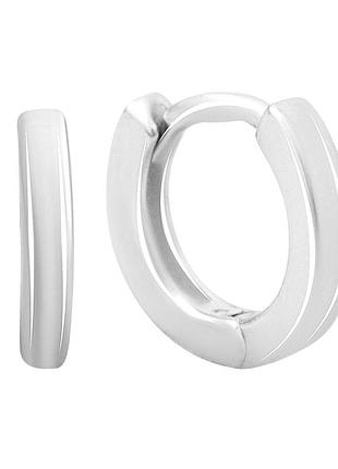 Серебряные серьги komilfo без камней (2144328)