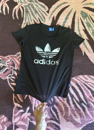 Adidas big logo футболка спортивная женская оригинал бы у3 фото