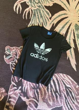 Adidas big logo футболка спортивная женская оригинал бы у2 фото