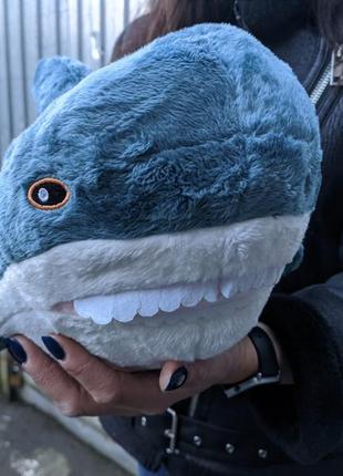 М'яка іграшка плюшева акула shark doll  60 см подушка акула подушка для обіймів