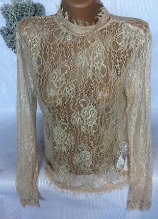 Шикарна блуза гольф ажур