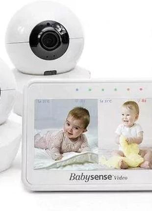 Babysense v43 - видеоняня с монитором камеры 4,3 дюйма 2 камеры с уникальной функцией разделения экрана