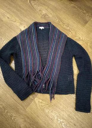 Продам красивую теплую кофту желетку накидку per una от marks&spencer