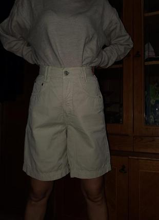 #розвантажуюсь   шорты мом винтажные высокая посадка талия  marc aurel оригинал mom ретро3 фото