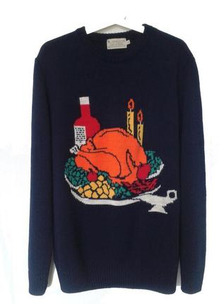 Новогодний свитер tu, размер m1 фото