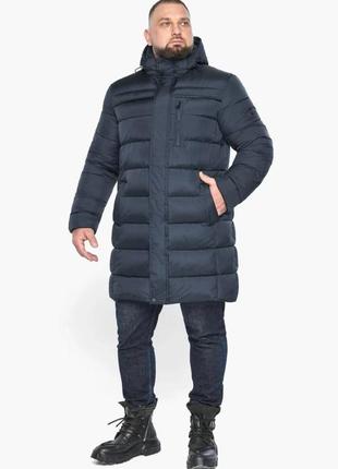 Мужская зимняя длинная куртка с капюшоном  braggart dress code до -30 градусов5 фото
