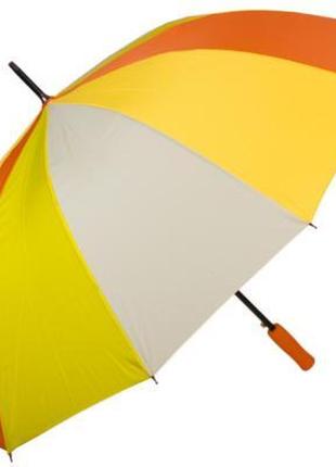 Зонт-трость женская полуавтомат fare fare4584-yellow