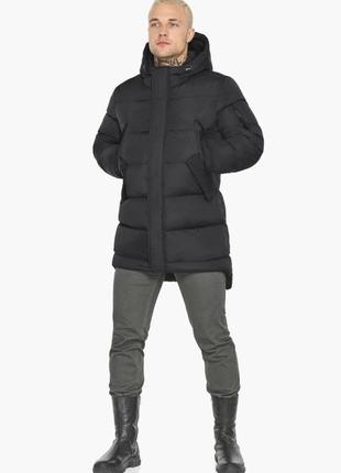 Зимняя мужская короткая теплая куртка с капюшоном braggart "aggressive" до -25 градусов