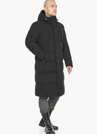 Чёрная зимняя куртка мужская braggart  dress code9 фото