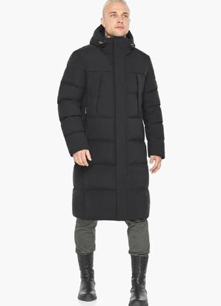 Чёрная зимняя куртка мужская braggart  dress code5 фото