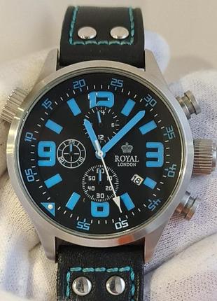 Чоловічий годинник часы royal london 41025-04 chronograph 46mm