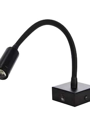 Світлодіодна led підсвітка для дзеркал та картин (3w, 200lm, 4200k, чорна) turna