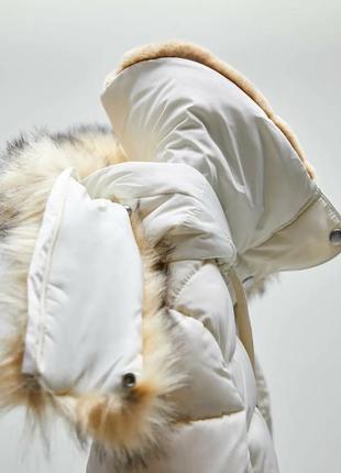 Тепла зимова стьобана на температуру до - 20° sorona dupont куртка пальто пуховик пуффер пуфер zara