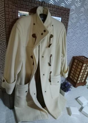 Petite mademoiselle шикарное шерстяное итальянское пальто/ винтаж