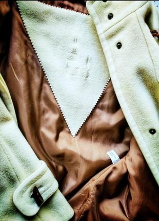 Petite mademoiselle шикарное шерстяное итальянское пальто/ винтаж8 фото