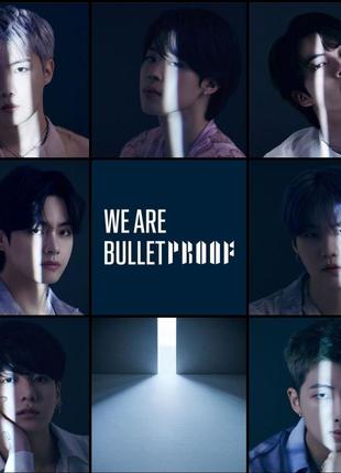 Комплект з 9 постерів бтс we are bulletproof bts