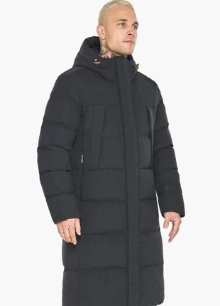 Зимняя утеплённая куртка мужская графитового цвета braggart  dress code