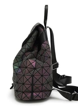 Модный рюкзак женский городской. яркий рюкзак хамелеон bao bao issey miyake. рюкзак для девочки3 фото