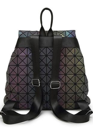 Модный рюкзак женский городской. яркий рюкзак хамелеон bao bao issey miyake. рюкзак для девочки4 фото