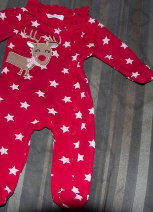 Человечик с новогодним принтом