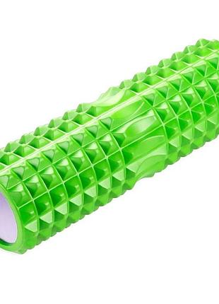 Масажний ролик для спини та тіла, шипований, (валик, ролер), 45х13 см, мфр