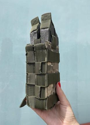 Подвійний підсумок під магазини ак з пластиковими вставками (мультикам)6 фото