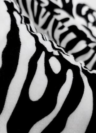 Ущільнювальна подушка валик бортик велюрова вузька довга зебра — польща 100 х 13 см5 фото